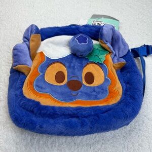 Disney Parks Munchlings Stitch Blueberry Backpack New With Tags Plush Bag